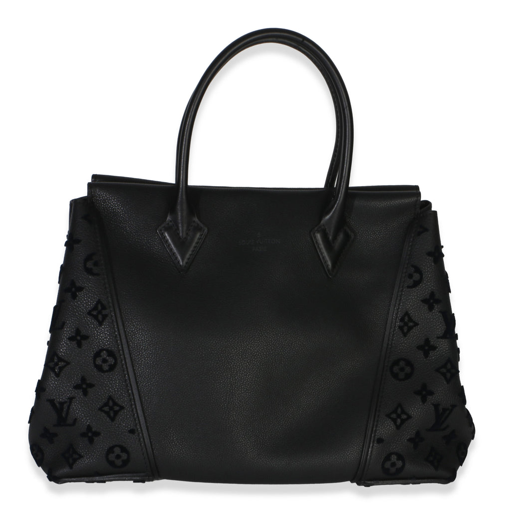 Black Monogram Tufted Veau Cachemire W Tote PM