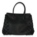 Black Monogram Tufted Veau Cachemire W Tote PM