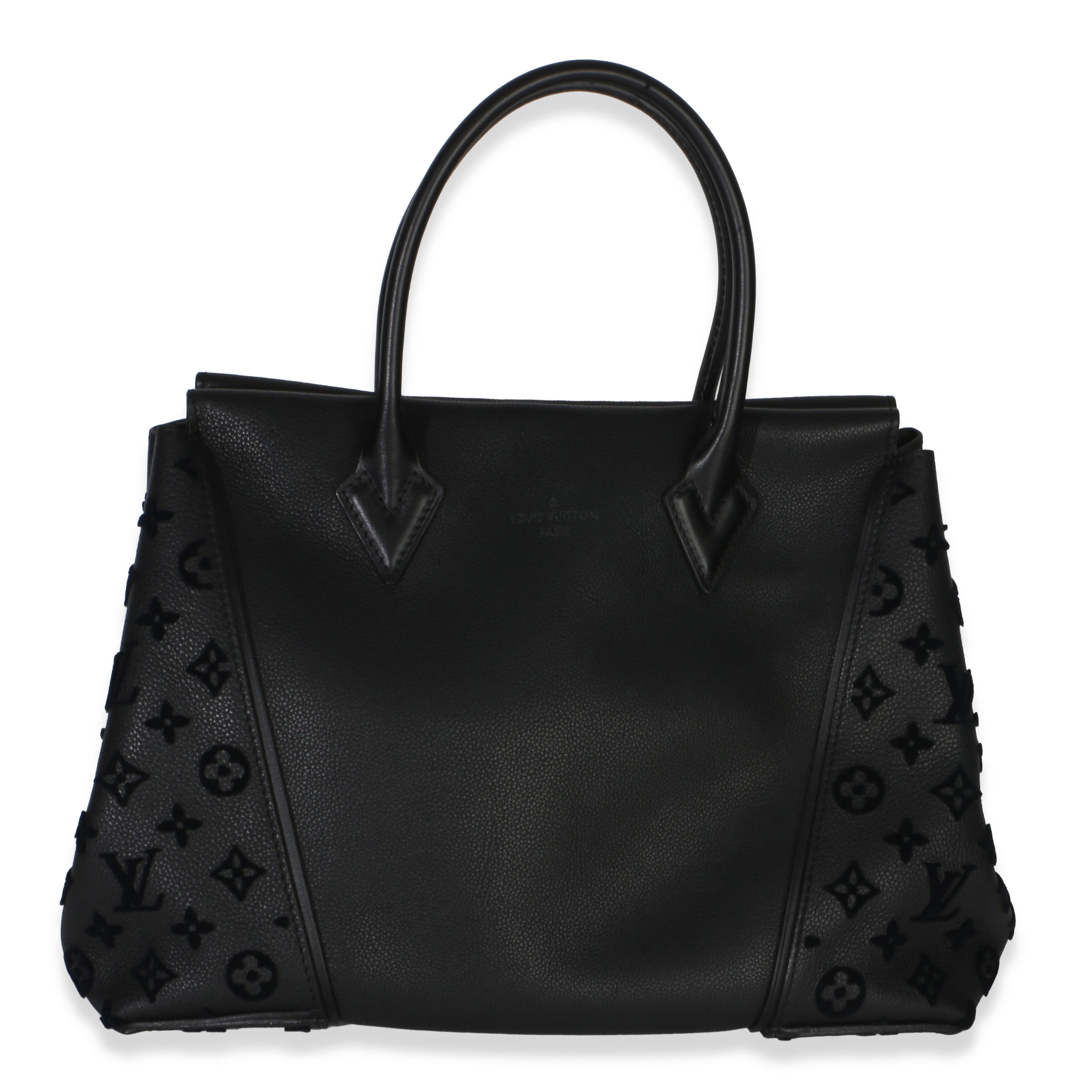 Black Monogram Tufted Veau Cachemire W Tote PM