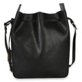 Black Calfskin Small Bucket Bag