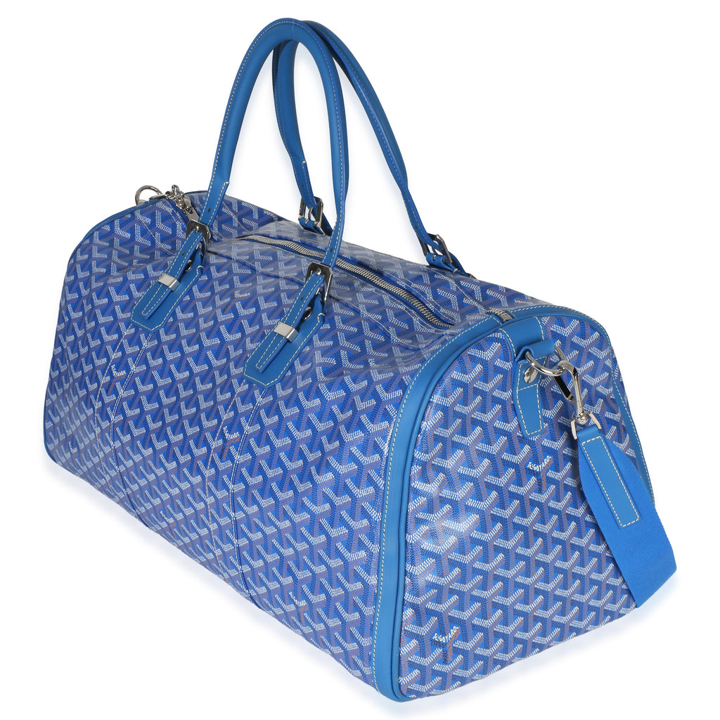 Blue Goyardine Canvas Croisière Boston 50