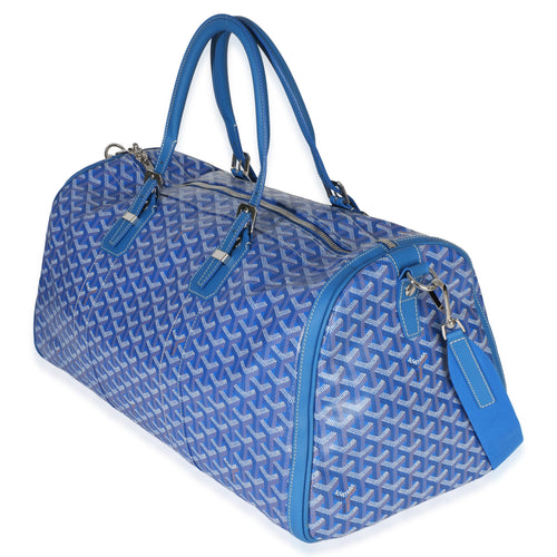 Blue Goyardine Canvas Croisière Boston 50