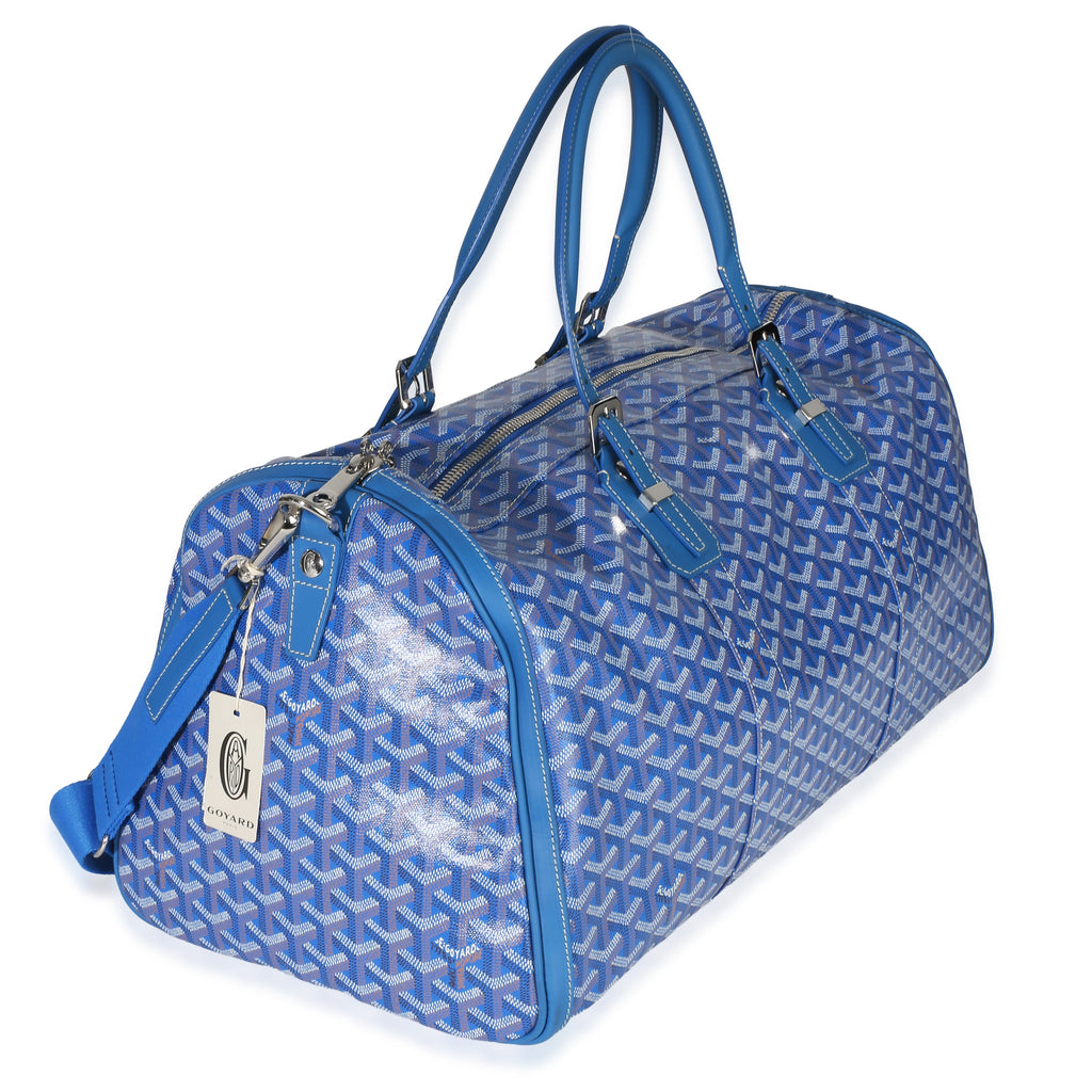 Blue Goyardine Canvas Croisière Boston 50