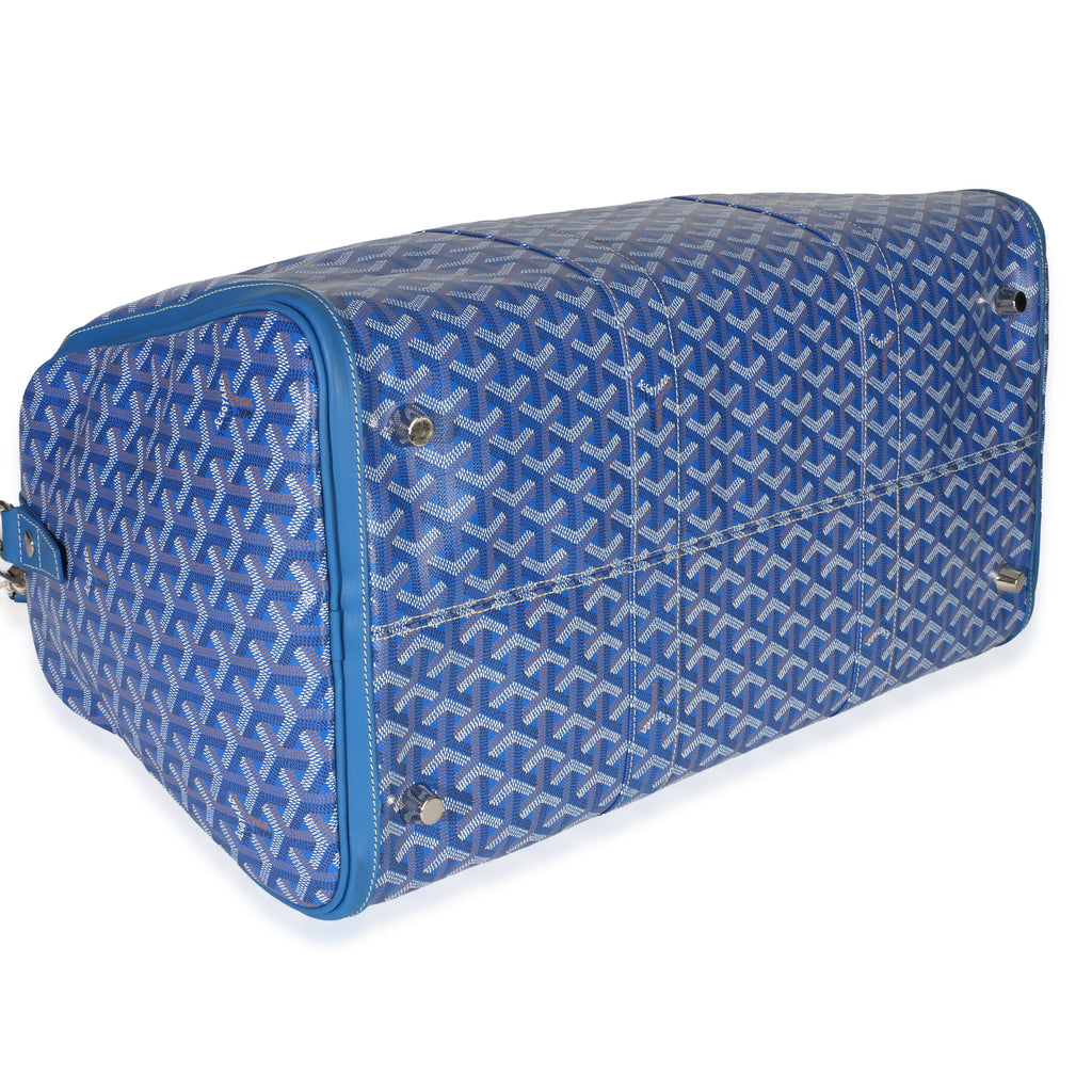 Blue Goyardine Canvas Croisière Boston 50