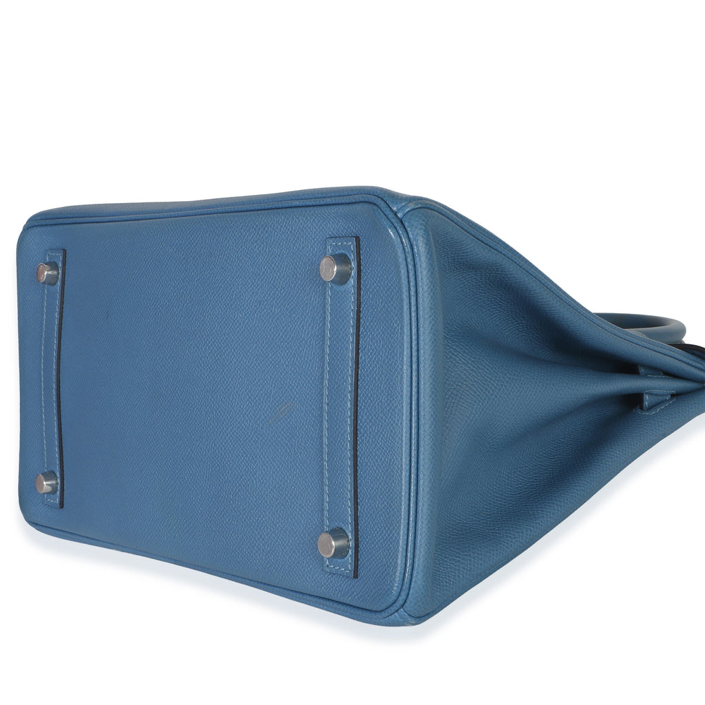 Bleu Brighton Epsom Birkin 30 PHW