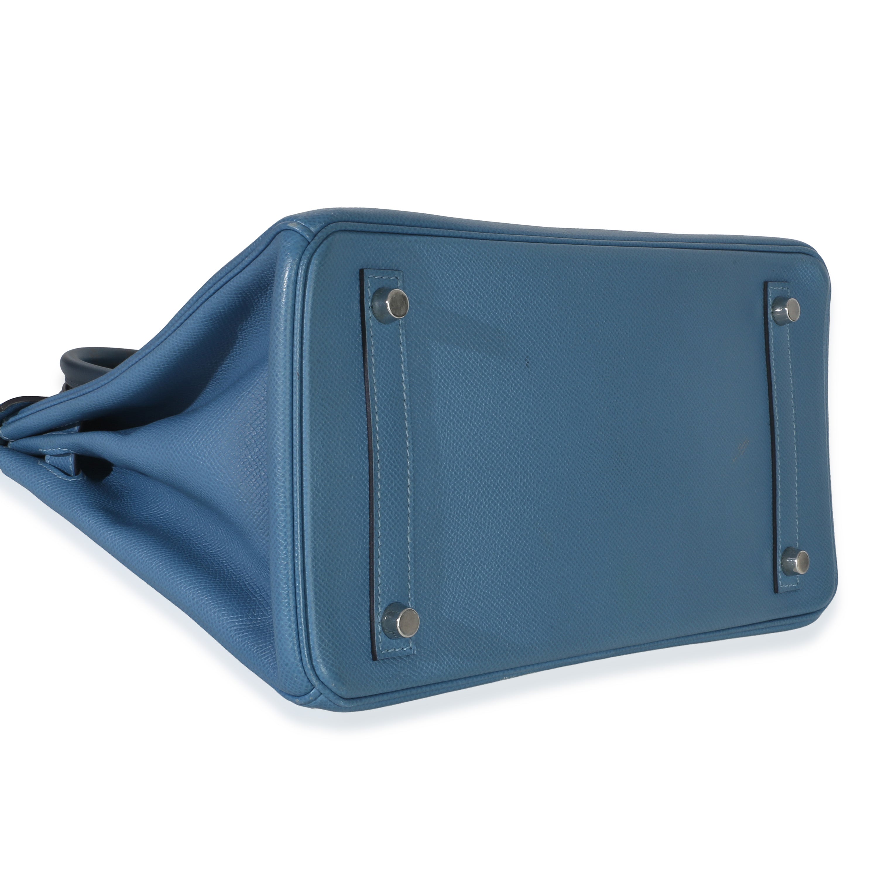 Bleu Brighton Epsom Birkin 30 PHW