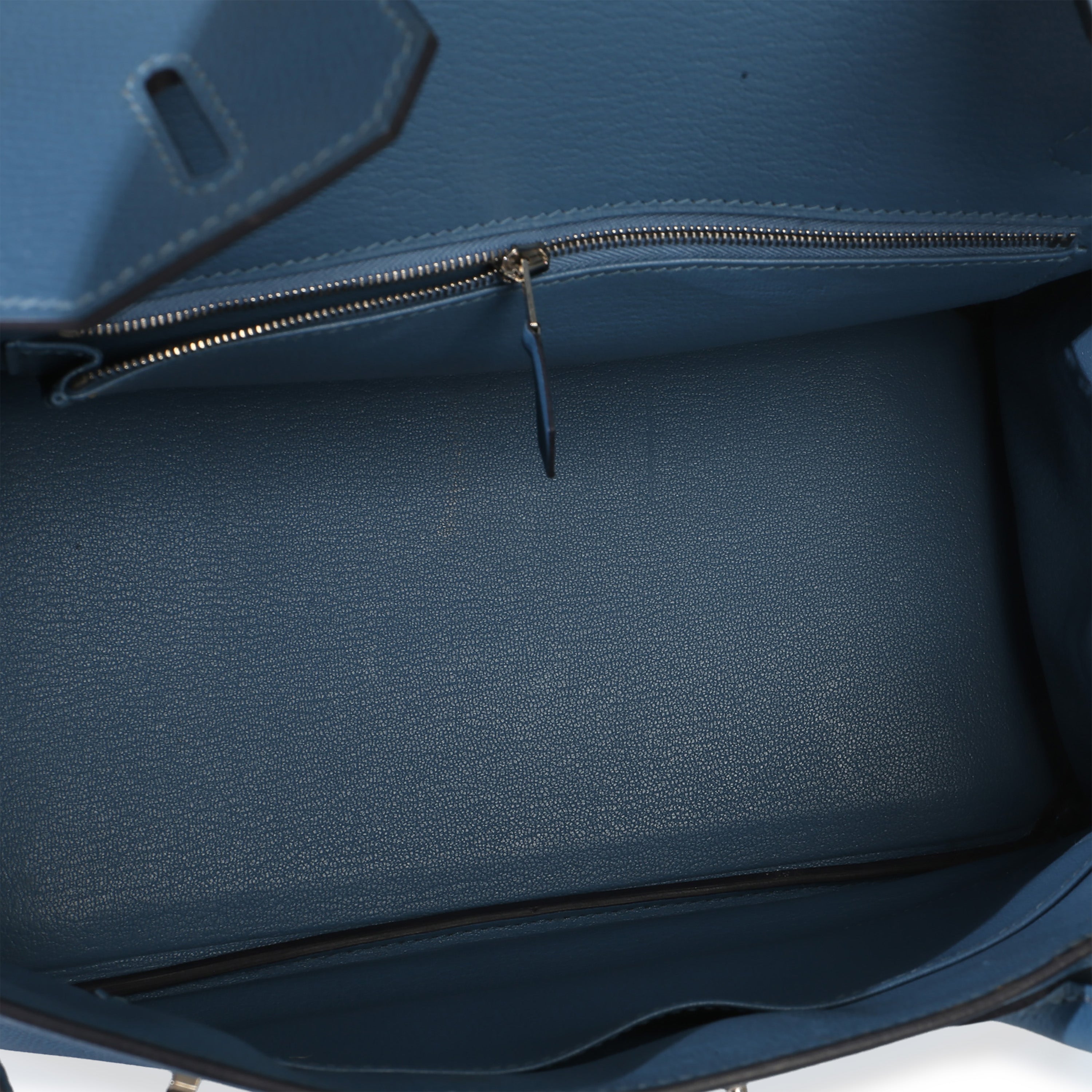 Bleu Brighton Epsom Birkin 30 PHW