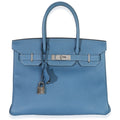 Bleu Brighton Epsom Birkin 30 PHW