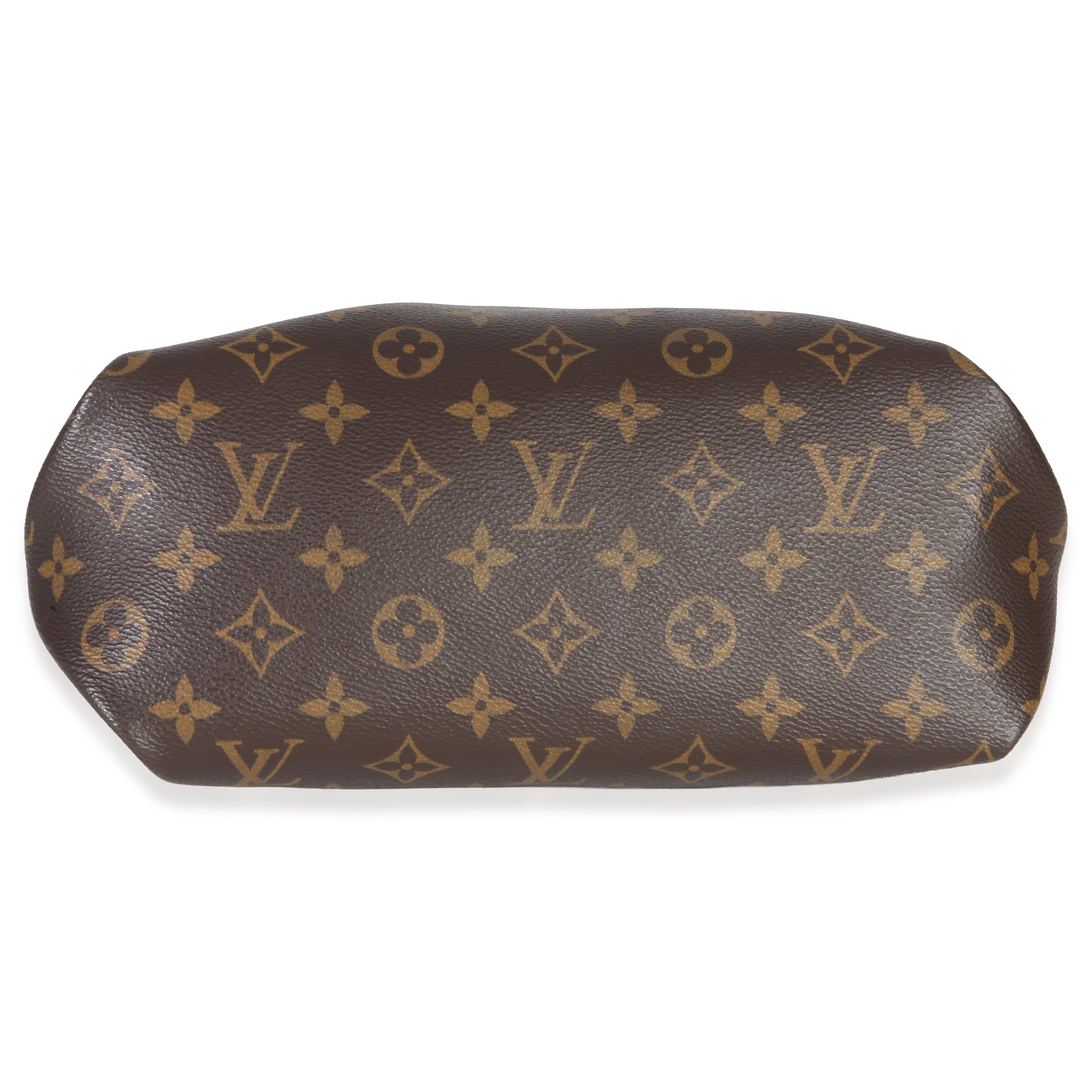Bordeaux Monogram Canvas Flower Zipped Tote PM