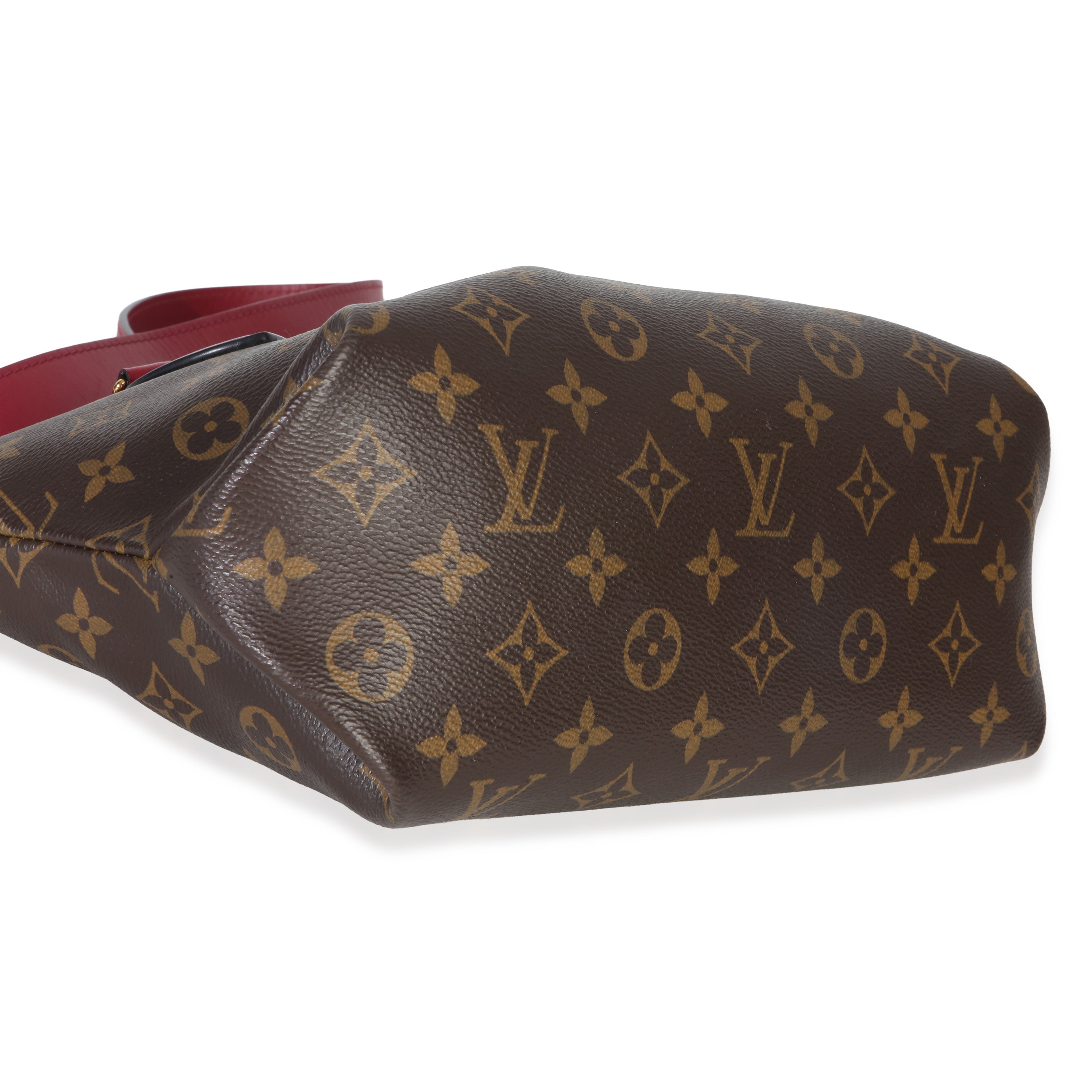 Bordeaux Monogram Canvas Flower Zipped Tote PM