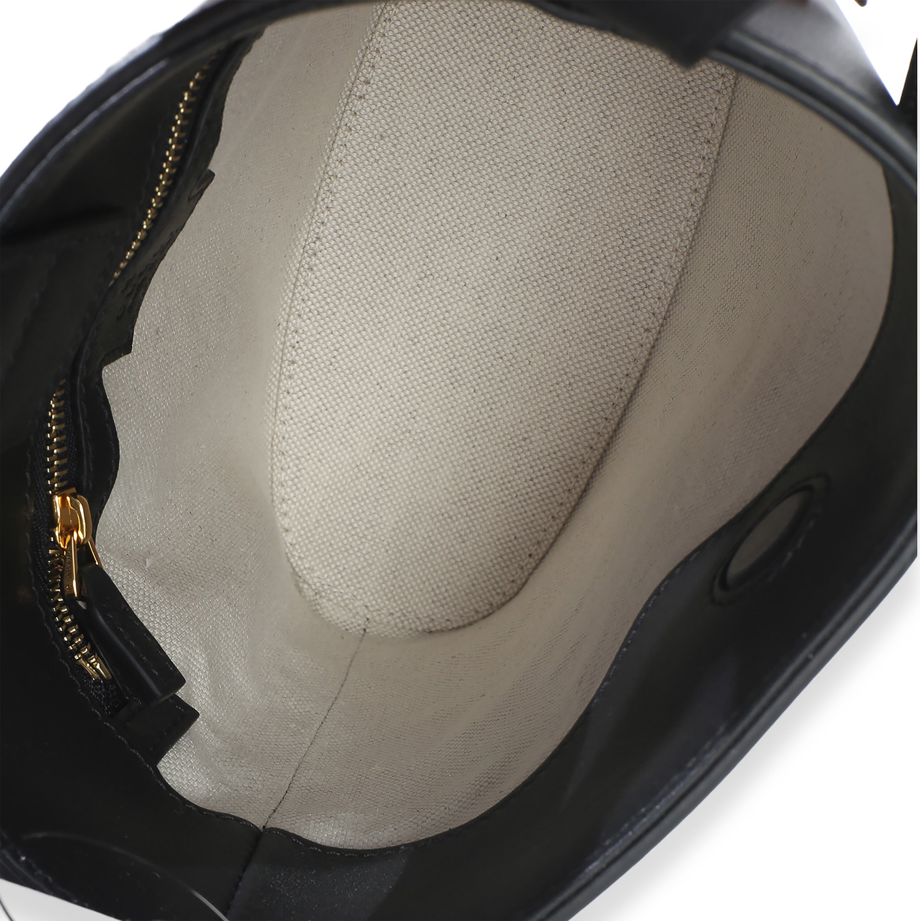 Black Smooth Calfskin Hasler Horsebit 73 Small Bucket Bag