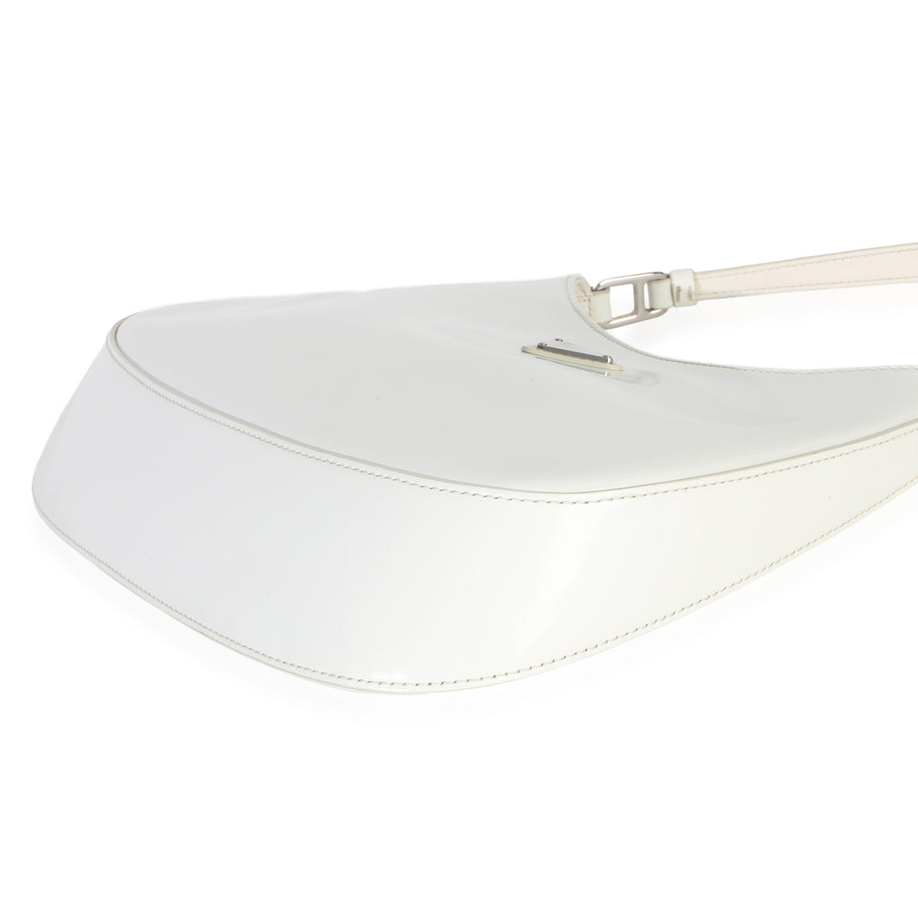 White Spazzolato Cleo Bag