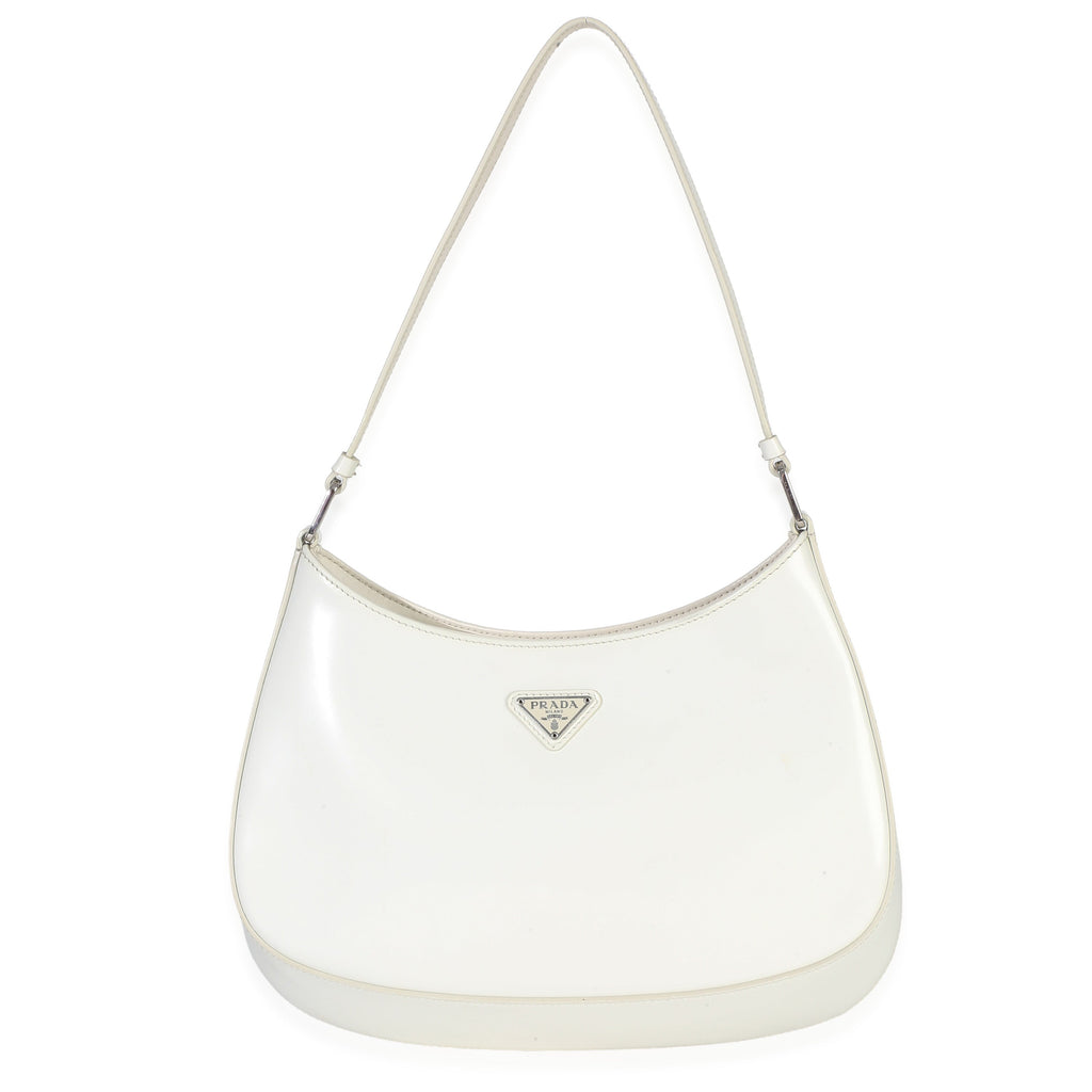 White Spazzolato Cleo Bag
