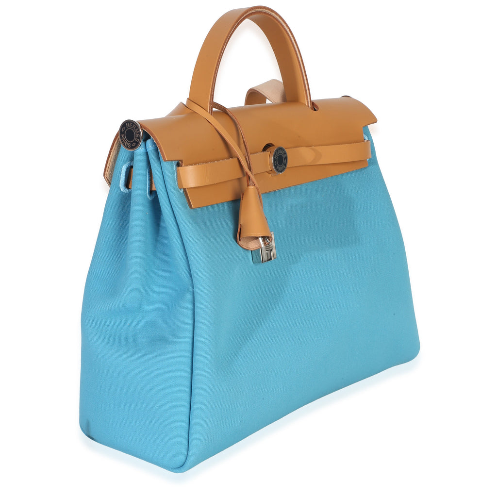 Bleu Azteque Toile Vache Hunter Herbag Zip 31 PM PHW
