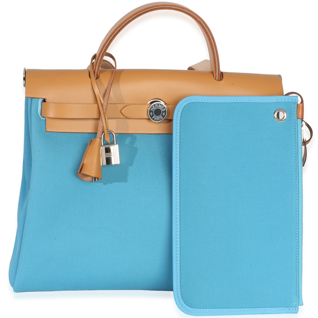 Bleu Azteque Toile Vache Hunter Herbag Zip 31 PM PHW