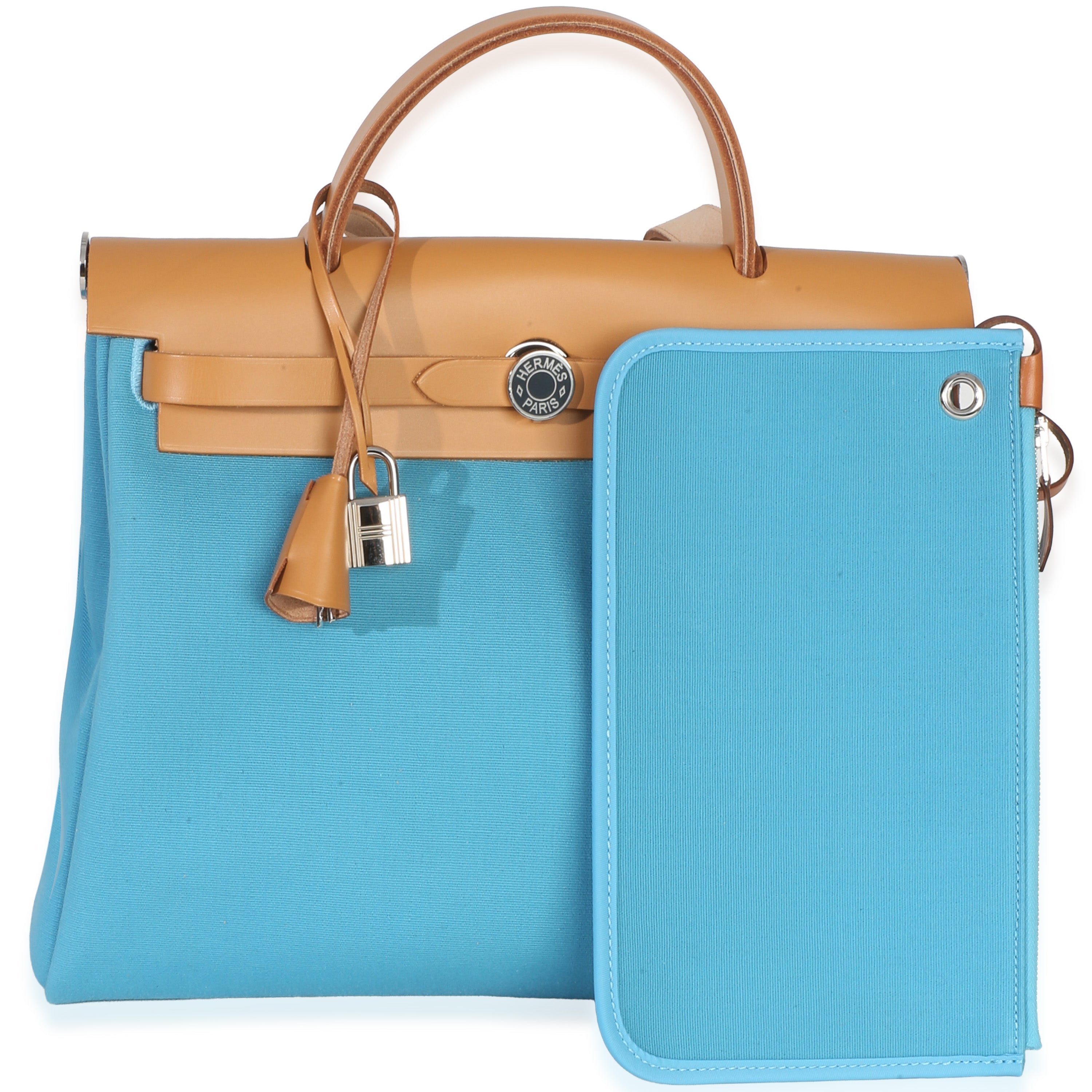Bleu Azteque Toile Vache Hunter Herbag Zip 31 PM PHW