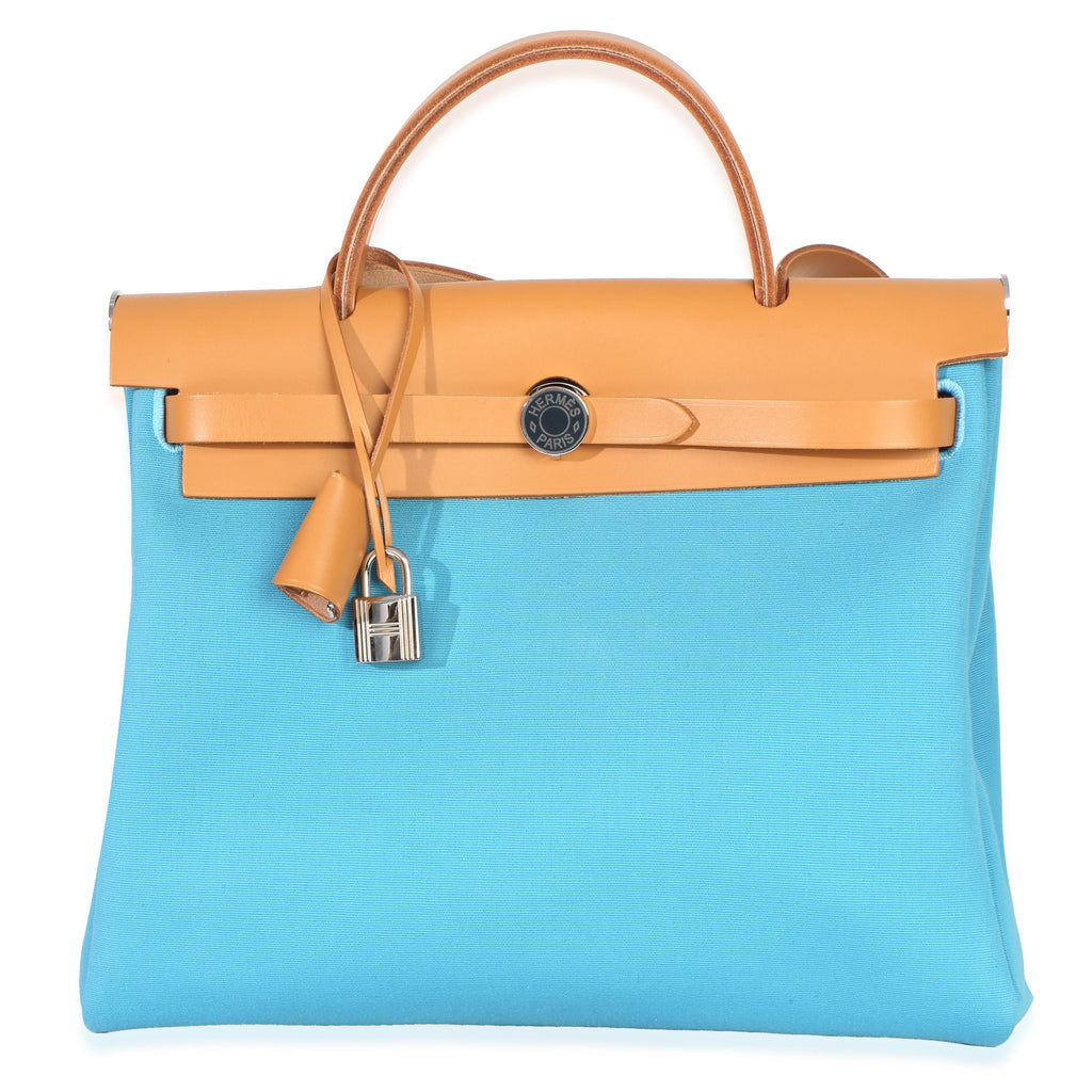 Bleu Azteque Toile Vache Hunter Herbag Zip 31 PM PHW