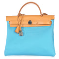 Bleu Azteque Toile Vache Hunter Herbag Zip 31 PM PHW