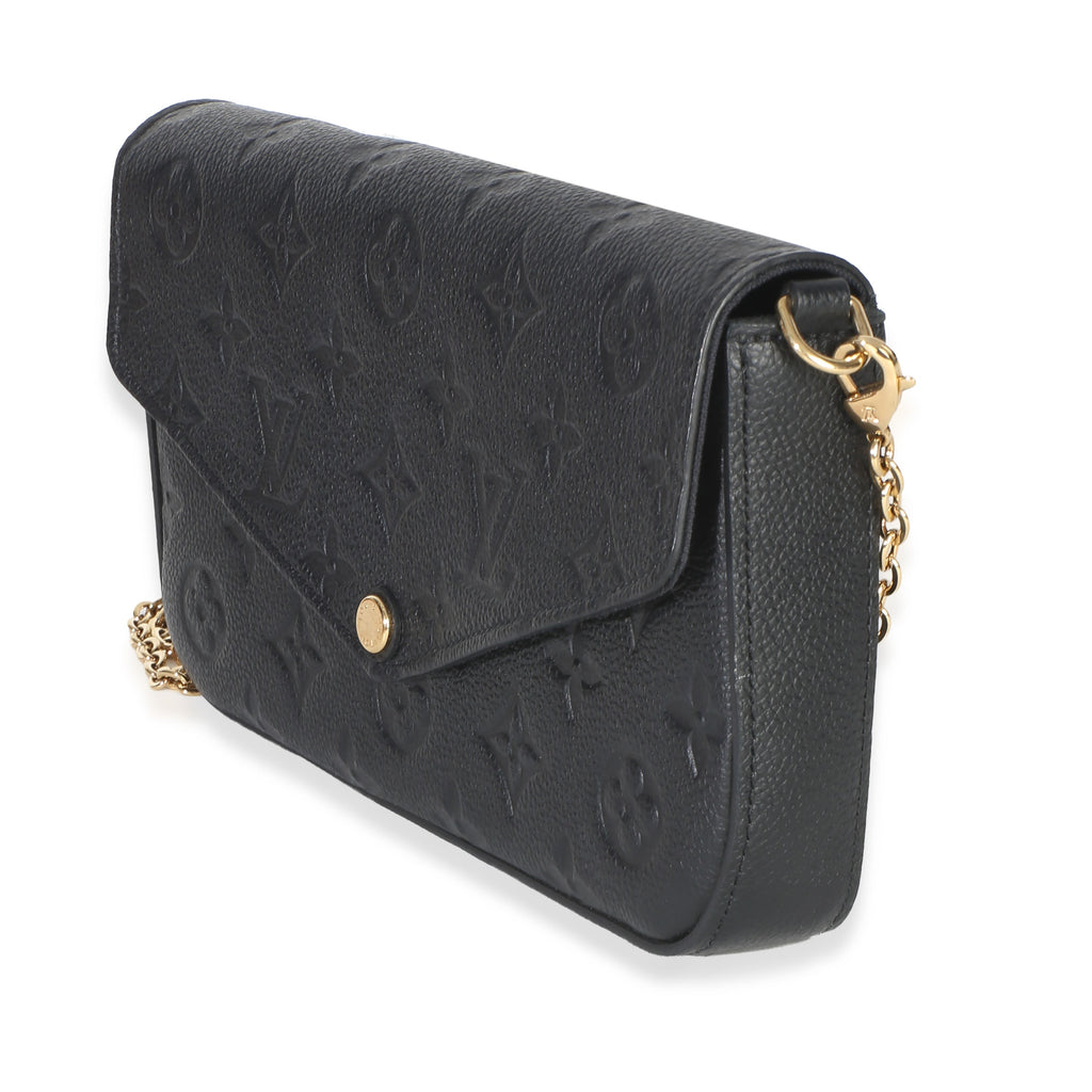 Black Monogram Empreinte Felicie Pochette