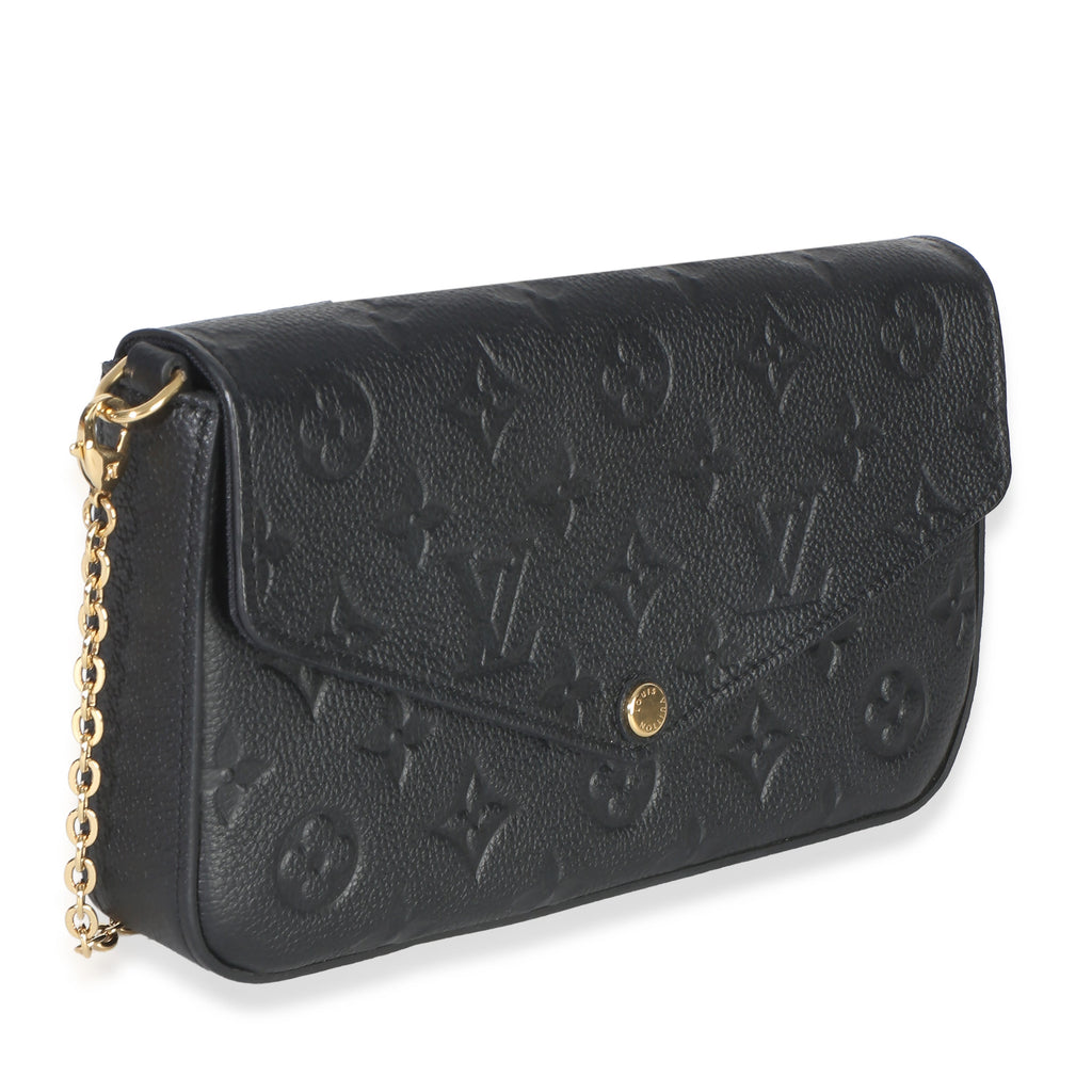 Black Monogram Empreinte Felicie Pochette