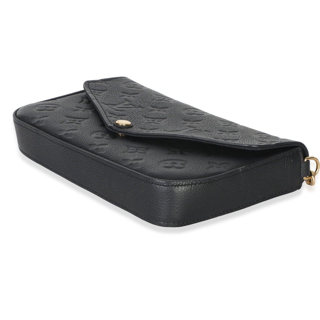 Black Monogram Empreinte Felicie Pochette