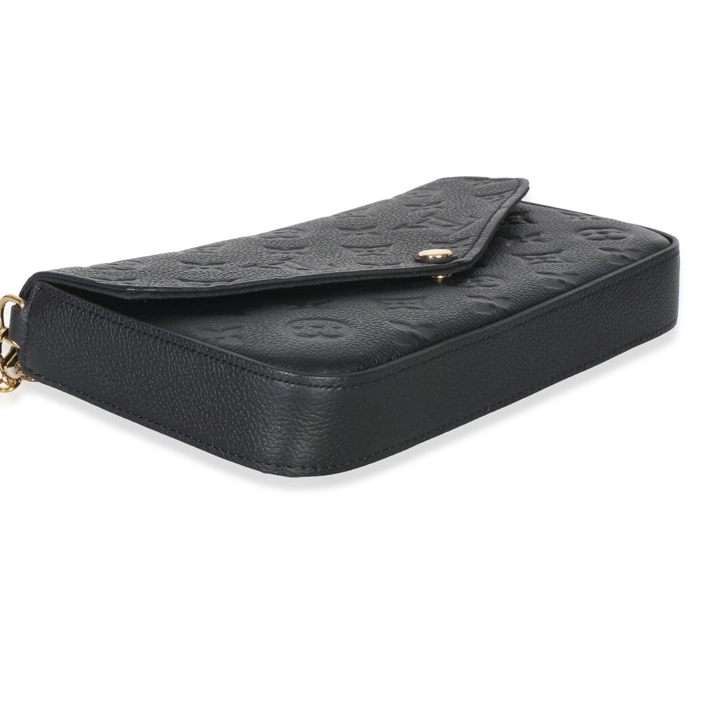 Black Monogram Empreinte Felicie Pochette