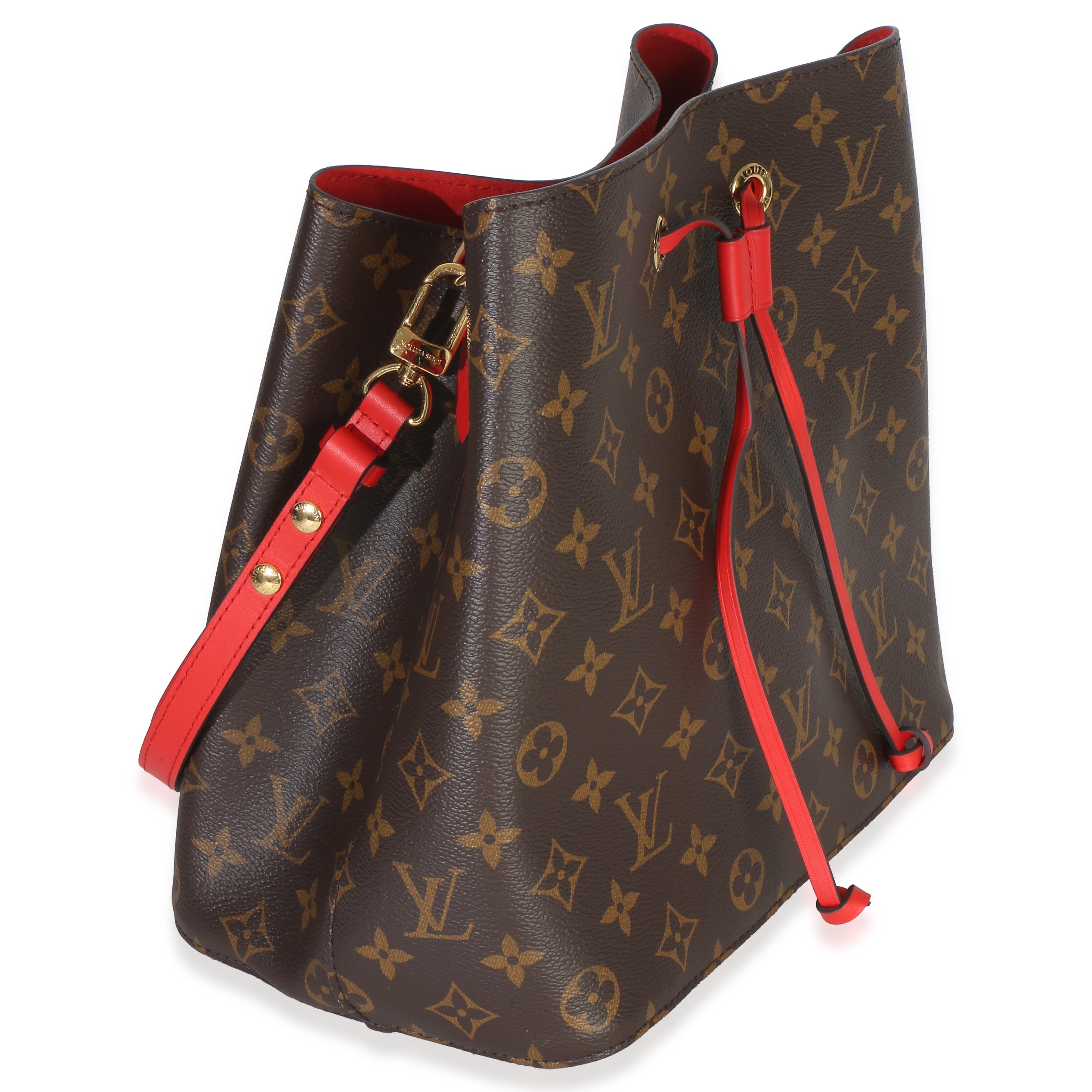 Coquelicot Monogram Canvas Neonoe MM