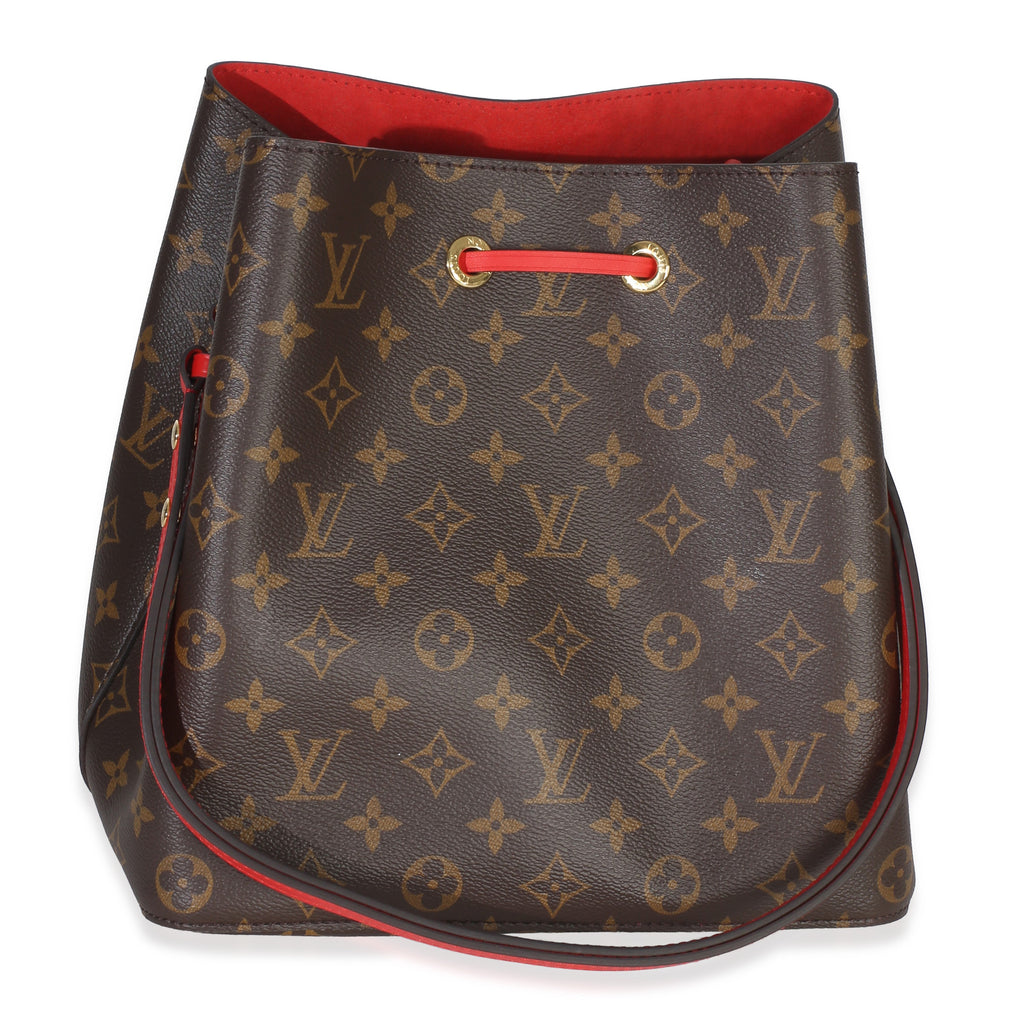Coquelicot Monogram Canvas Neonoe MM