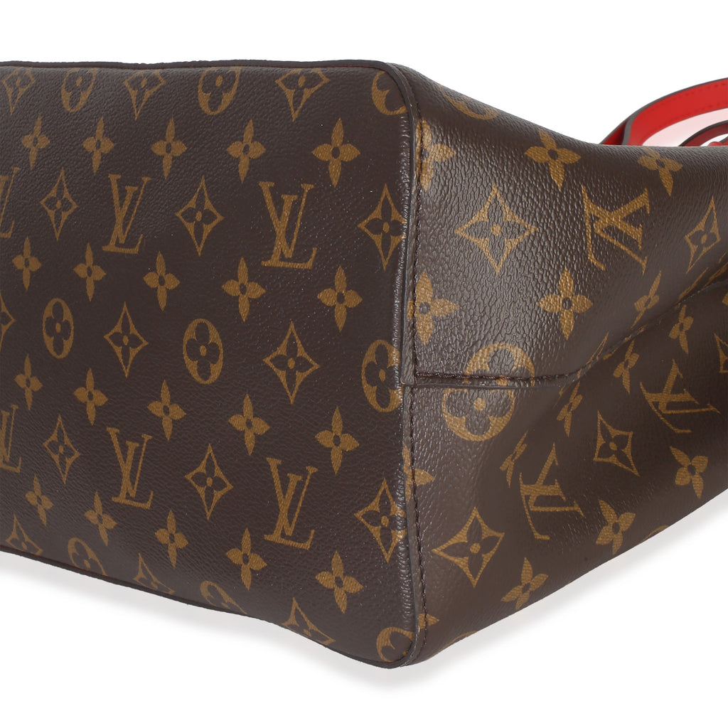 Coquelicot Monogram Canvas Neonoe MM