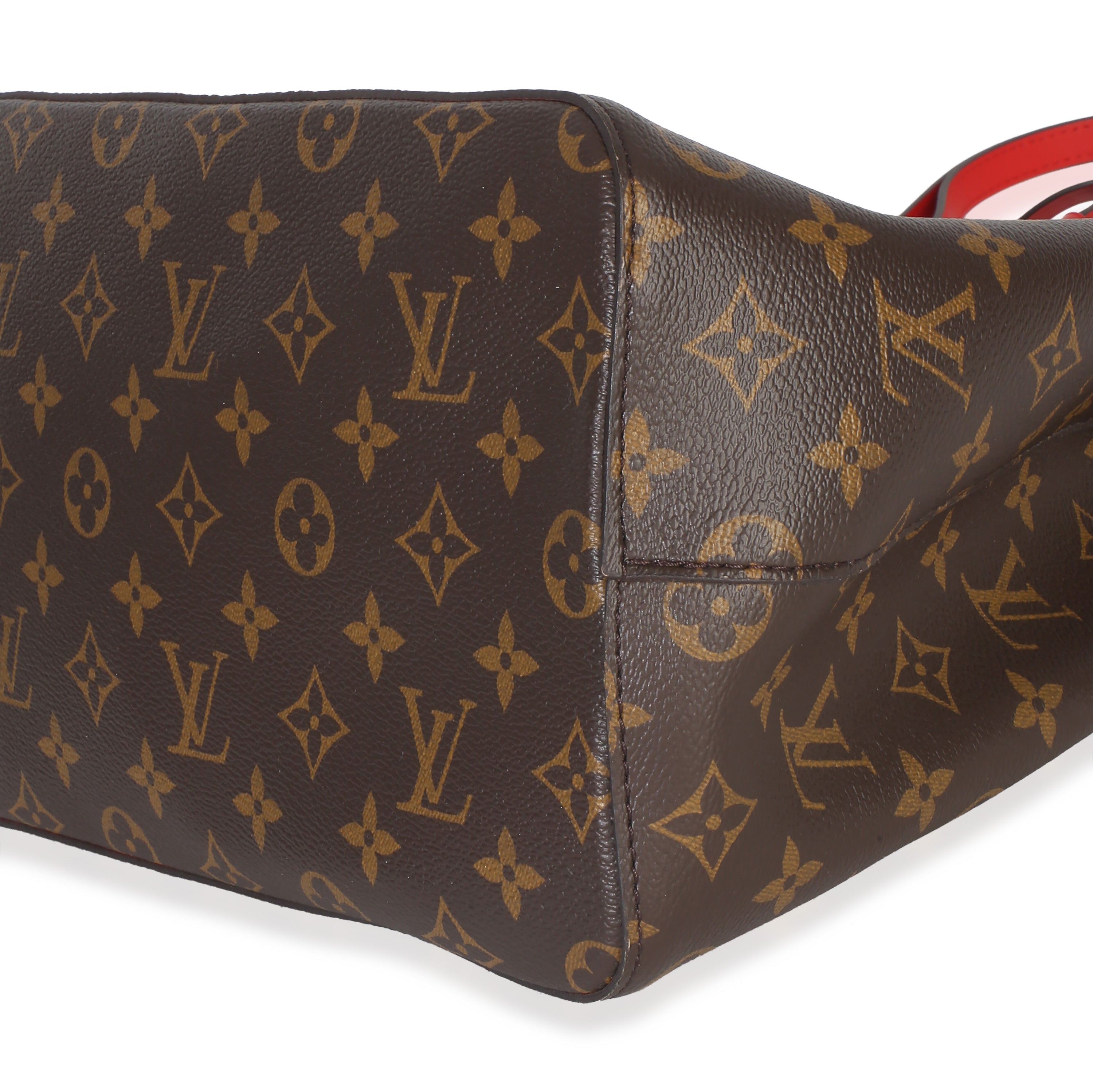 Coquelicot Monogram Canvas Neonoe MM