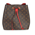 Coquelicot Monogram Canvas Neonoe MM