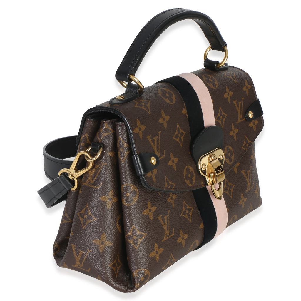 Black Pink Monogram Canvas Georges BB