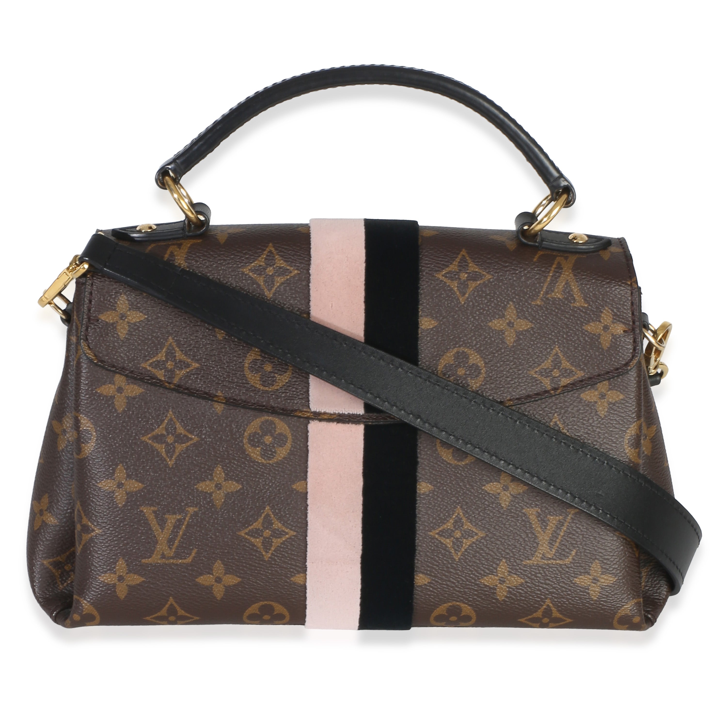 Black Pink Monogram Canvas Georges BB