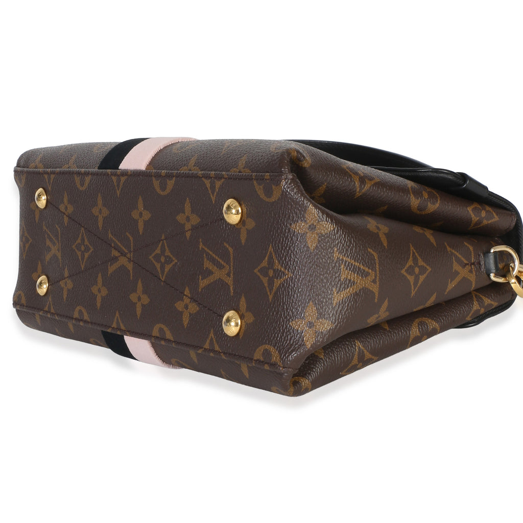 Black Pink Monogram Canvas Georges BB