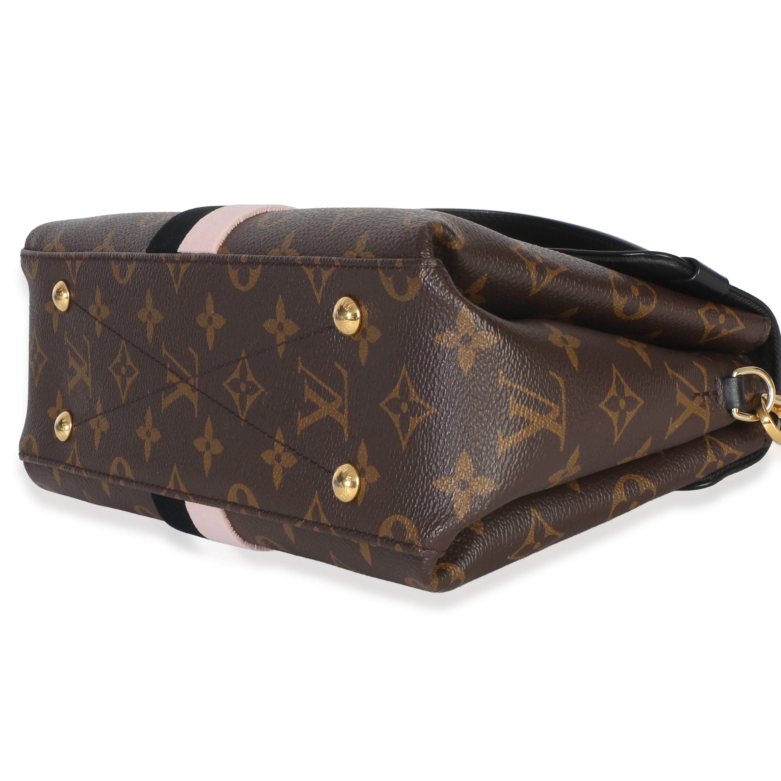 Black Pink Monogram Canvas Georges BB