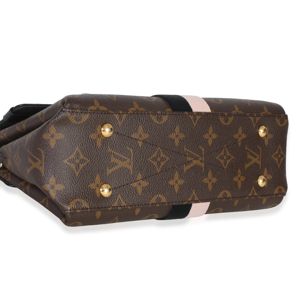 Black Pink Monogram Canvas Georges BB