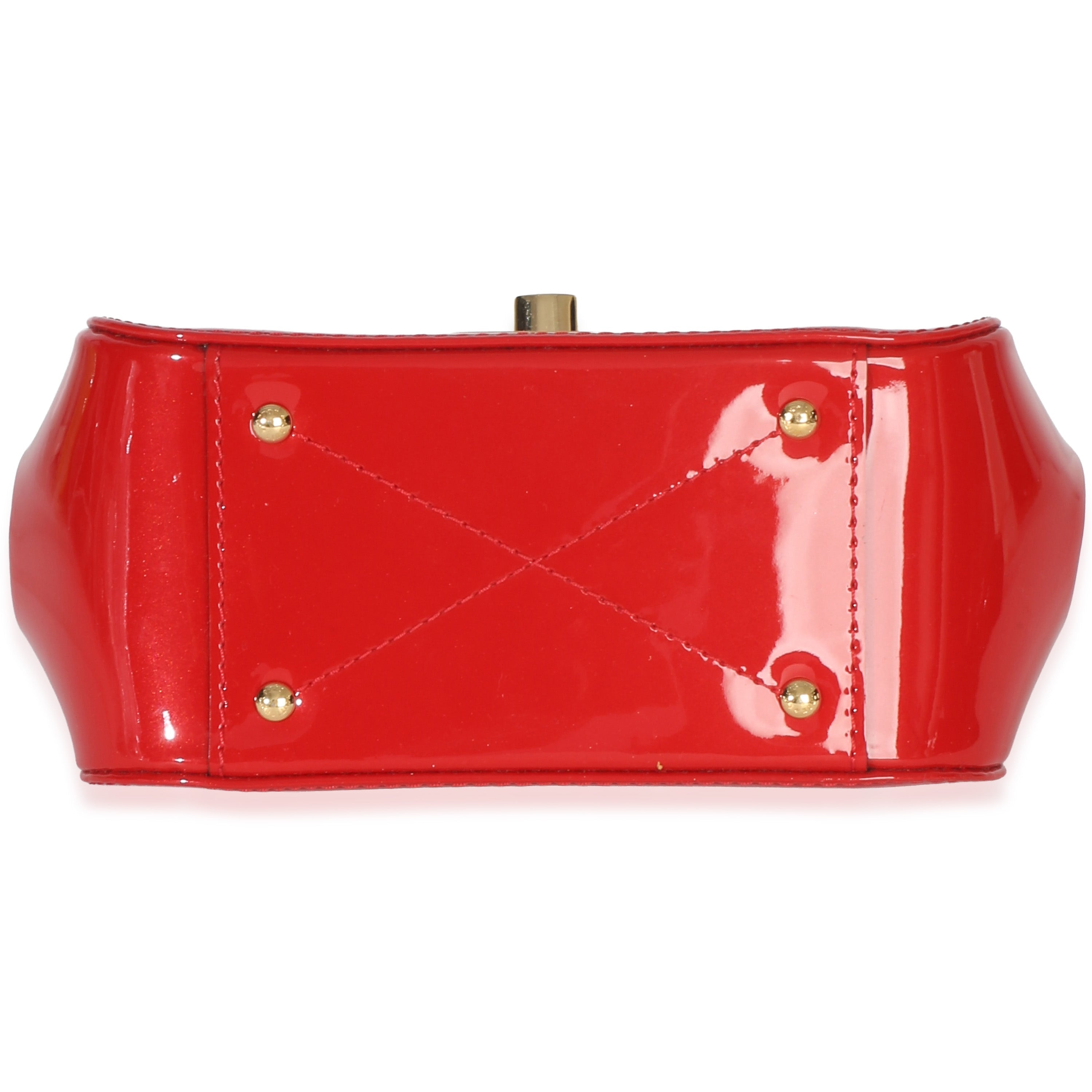 Red Monogram Vernis Pasadena Shoulder Bag