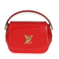 Red Monogram Vernis Pasadena Shoulder Bag