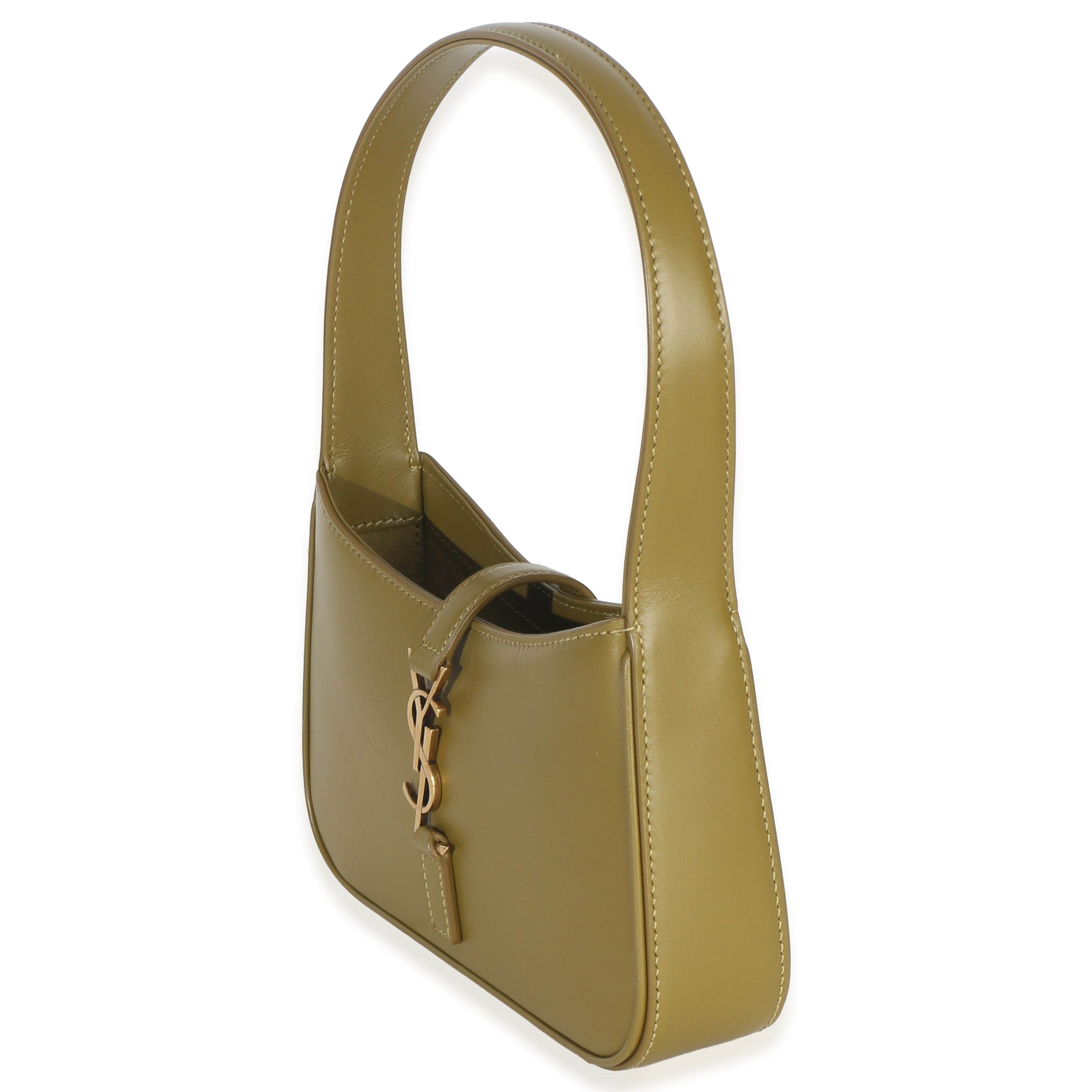 Olive Smooth Calfskin Mini Le 5 A 7 Hobo