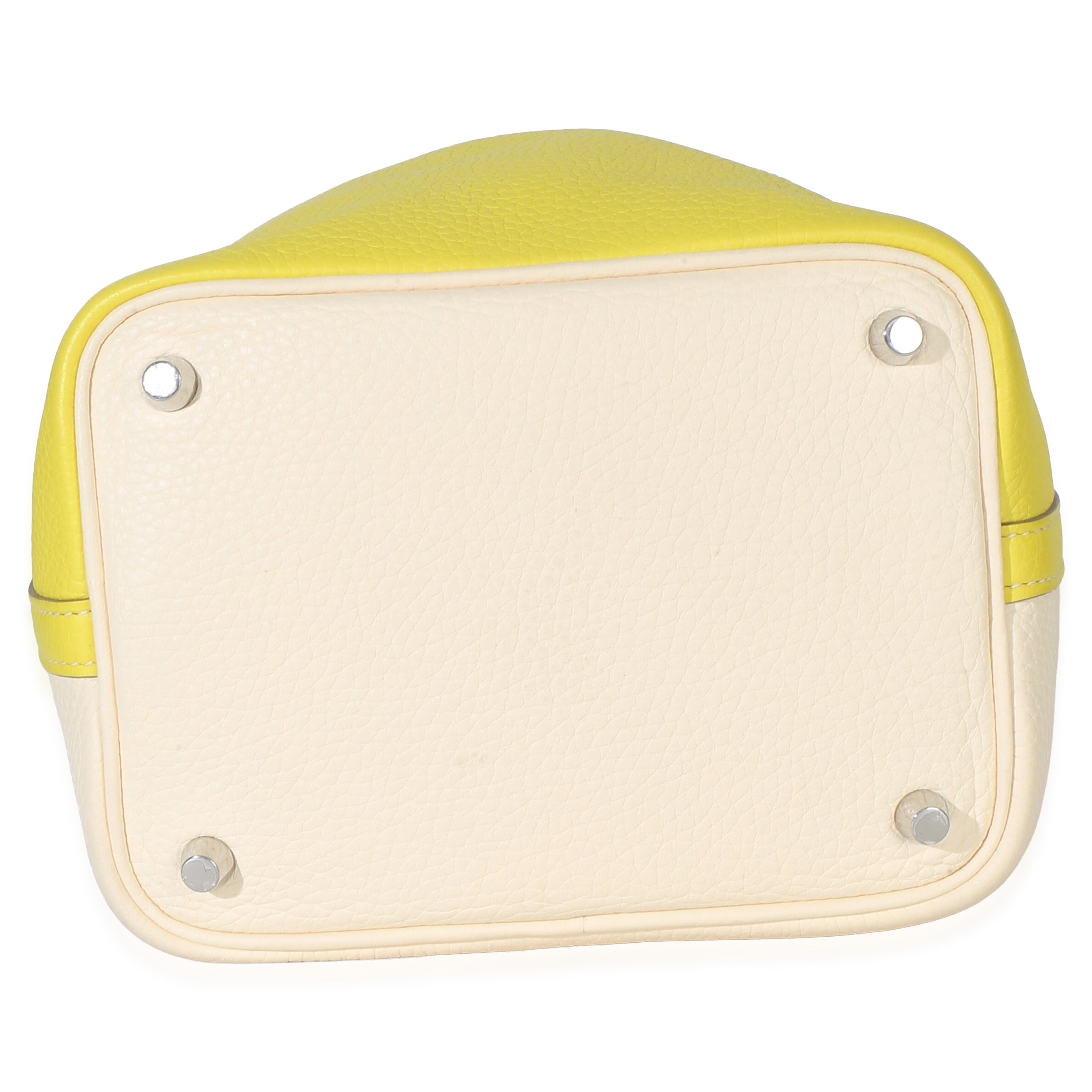 Clemence Bi-Color Lime Nata Picotin Lock 18 PHW