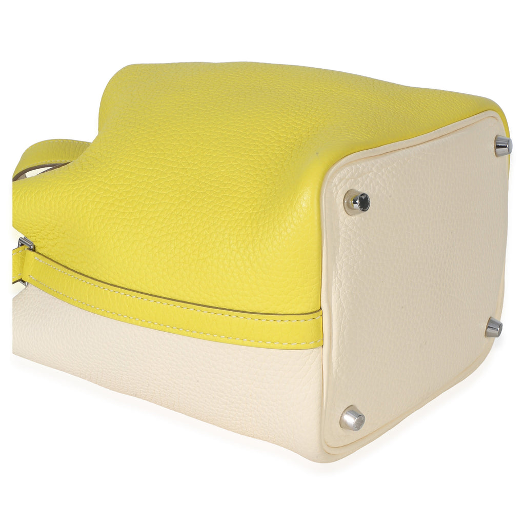 Clemence Bi-Color Lime Nata Picotin Lock 18 PHW