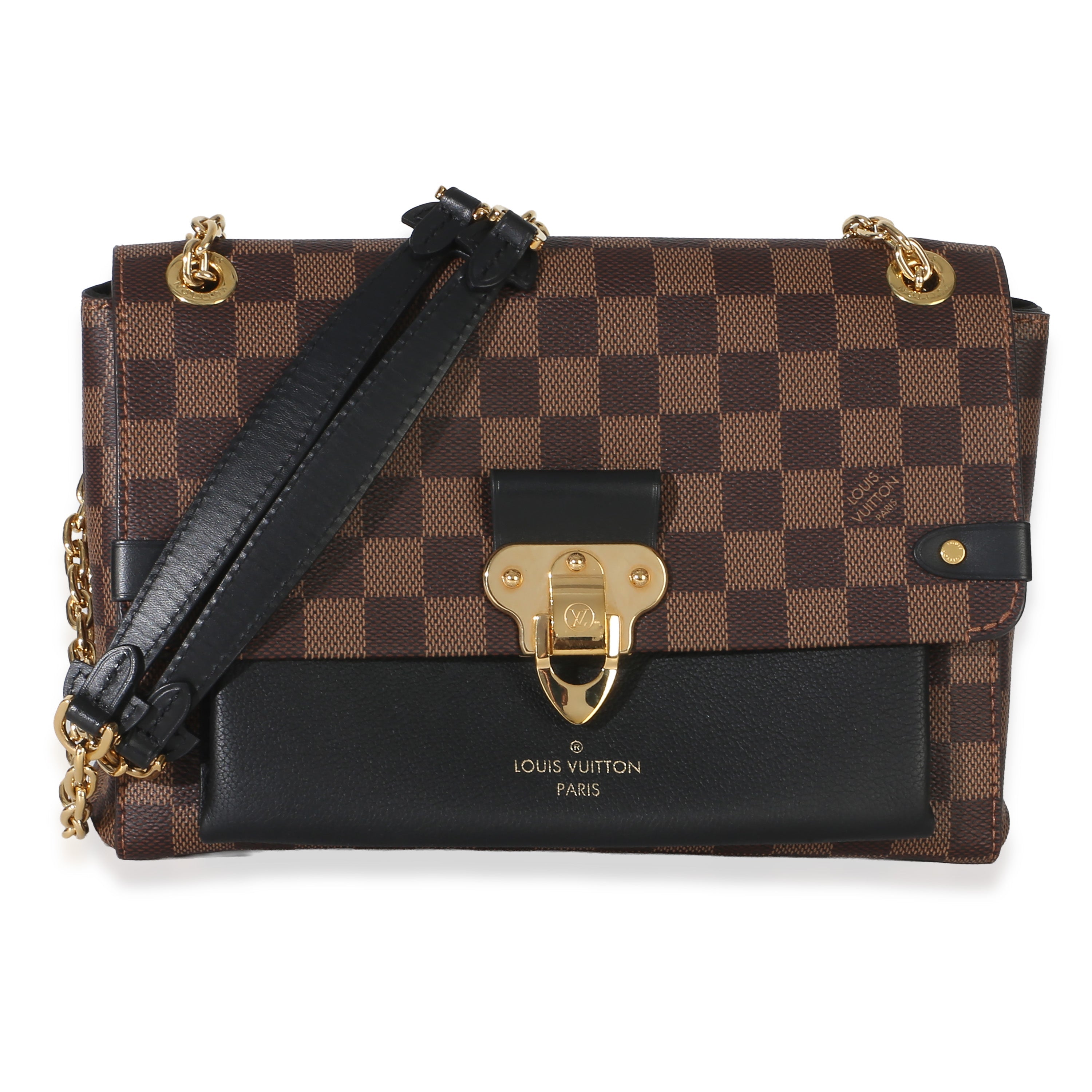 Black Damier Ebene Canvas Vavin PM