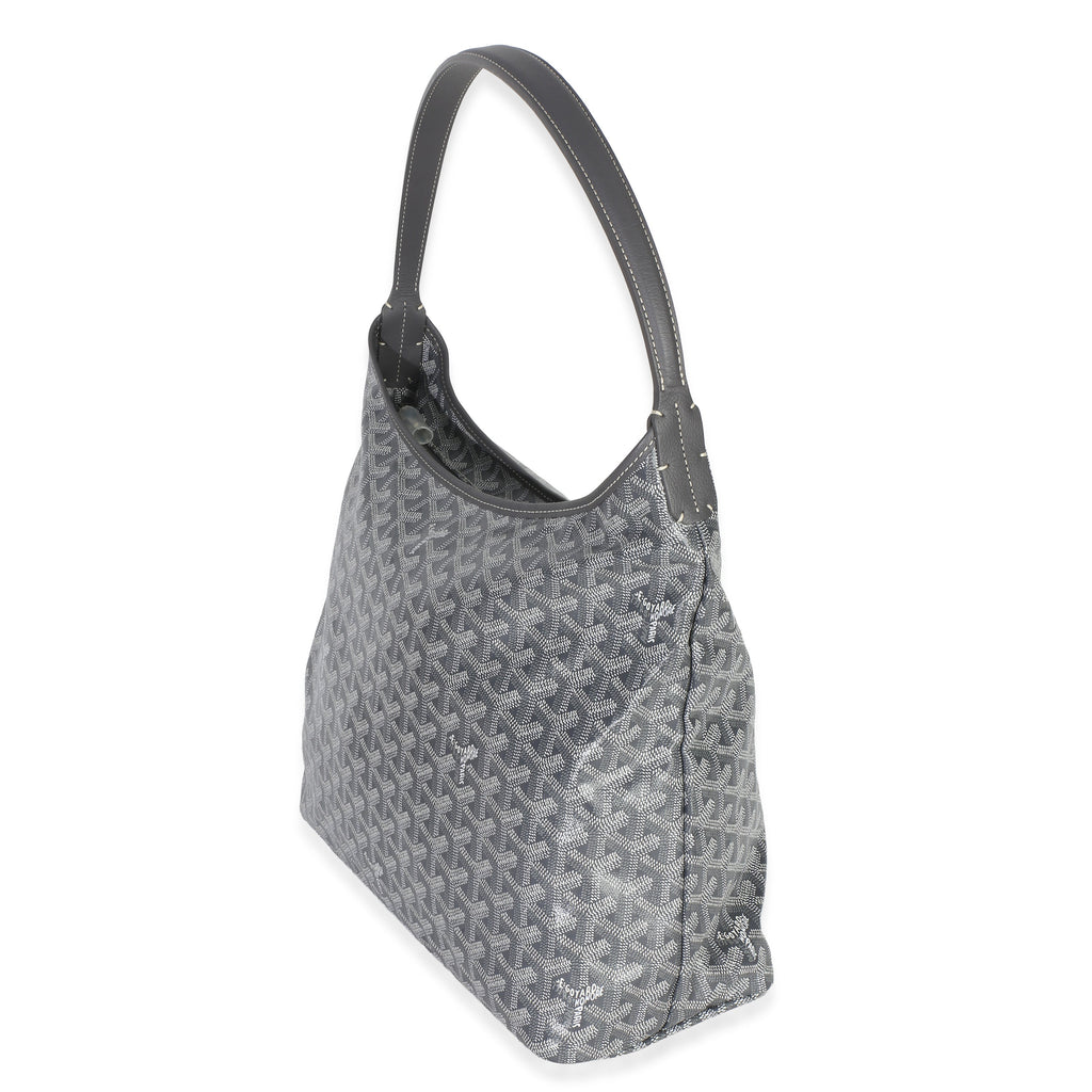 Grey Goyardine Canvas Boheme Hobo