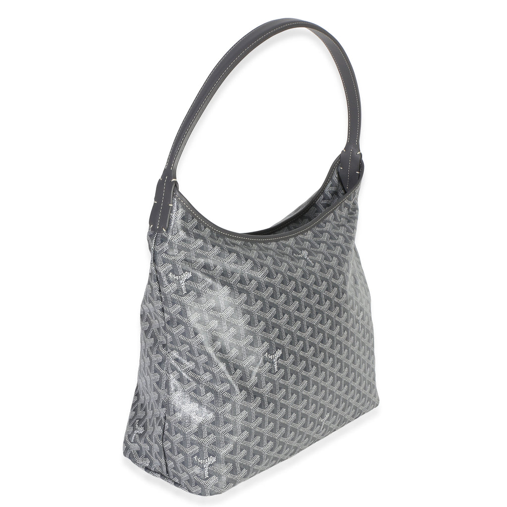 Grey Goyardine Canvas Boheme Hobo