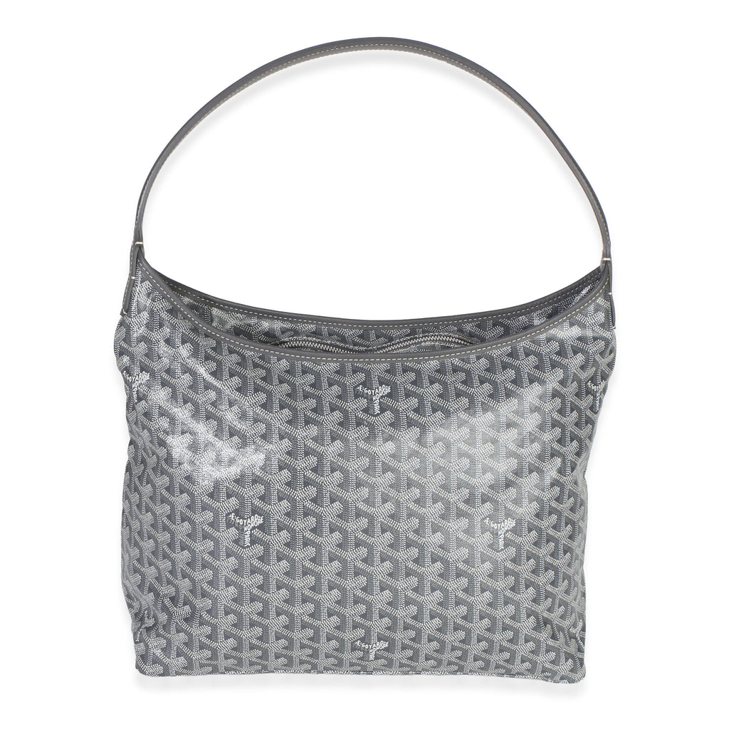 Grey Goyardine Canvas Boheme Hobo