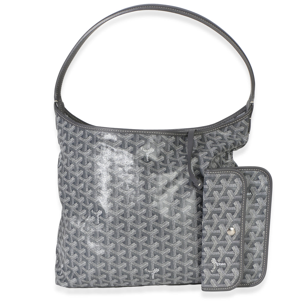 Grey Goyardine Canvas Boheme Hobo