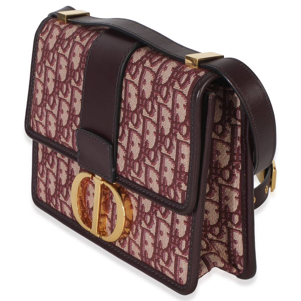 Burgundy Oblique 30 Montaigne Flap