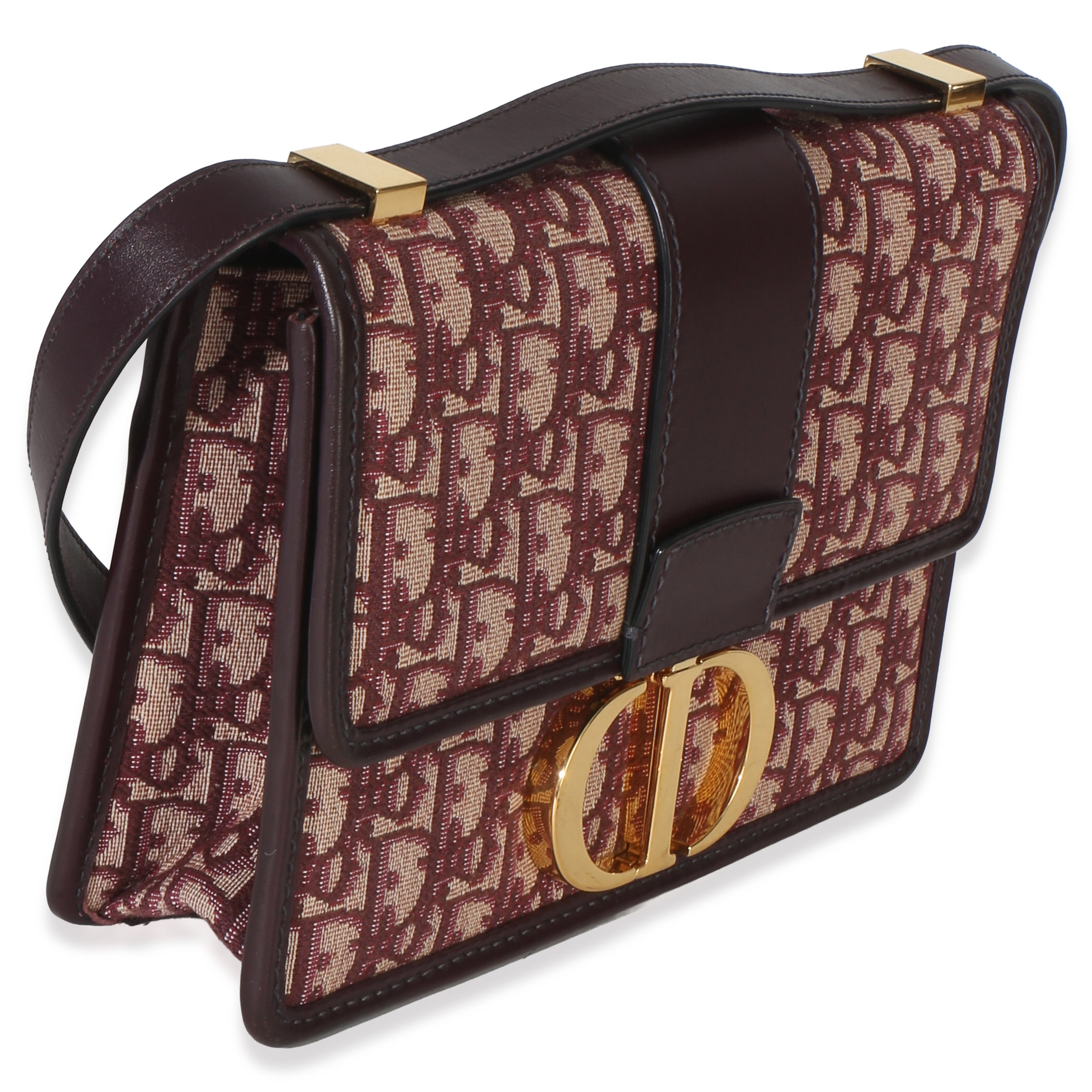 Burgundy Oblique 30 Montaigne Flap