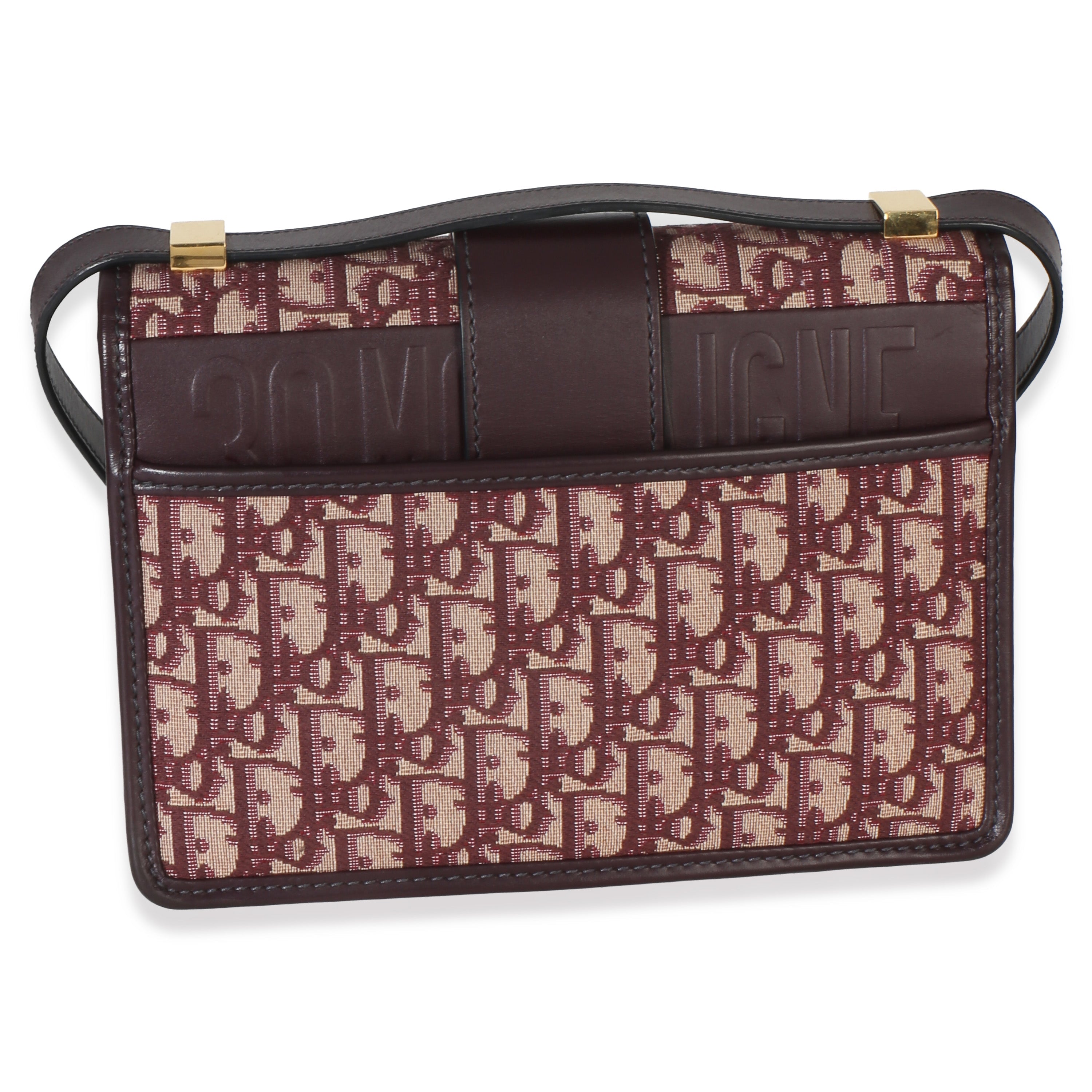 Burgundy Oblique 30 Montaigne Flap
