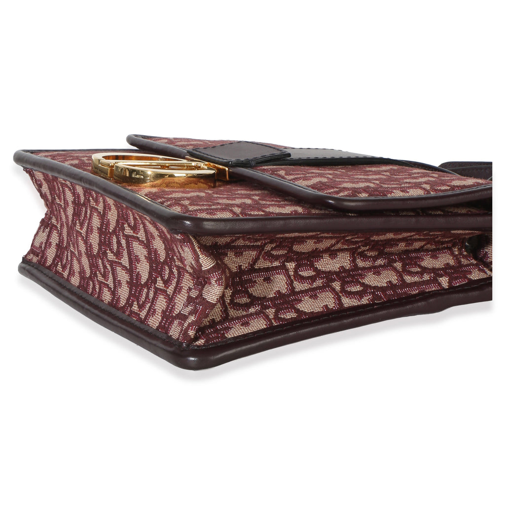 Burgundy Oblique 30 Montaigne Flap